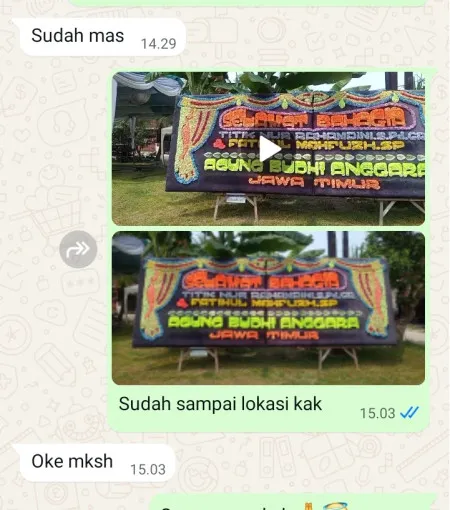 Pengiriman Papan Bunga Bojanegara Padamara