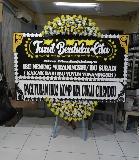 Papan Bunga Duka Bojanegara Padamara
